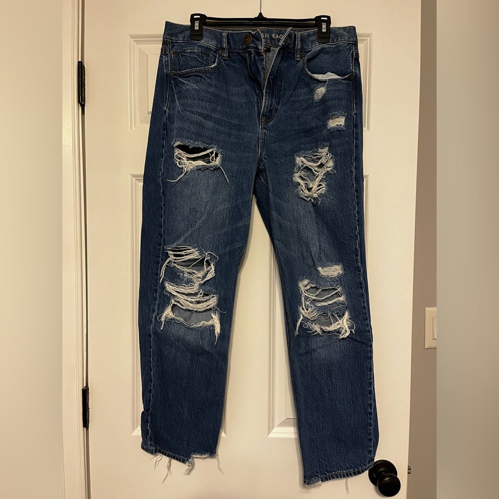 American Eagle Boyfriend Blue Jeans